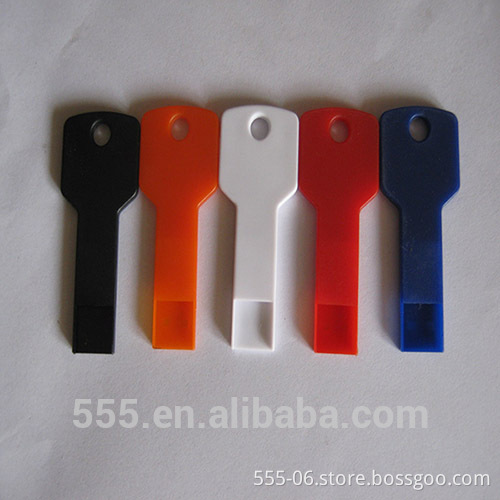 custom logo plastic key shape USB flash drive 8GB